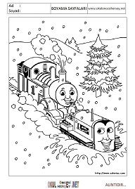 thomas-ve-arkadaşları boyama sayfaları